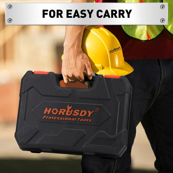 11-piece Magnetic Screwdriver Set with Case, 5 Phillips & 5 Flat Head Tips