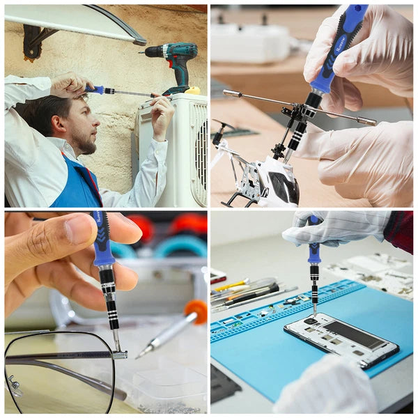 142PC Hunkstar Precision Screwdriver Tool Set for Repair PC/iPhone/Tablet/Xbox