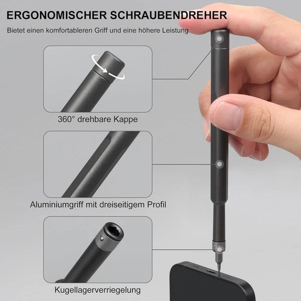 Precision Screwdriver Set 49 in 1 SHARDEN Small Black