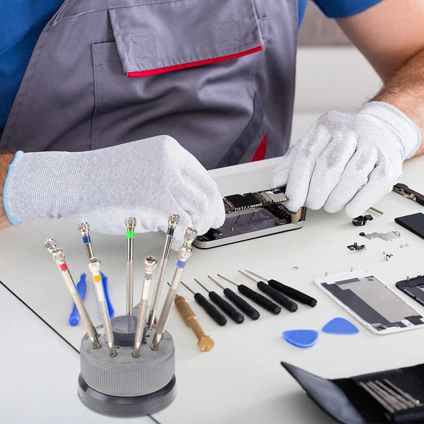 9 Pcs Watchmaker Screwdriver Set Repair Tools Work Flat Head Mini