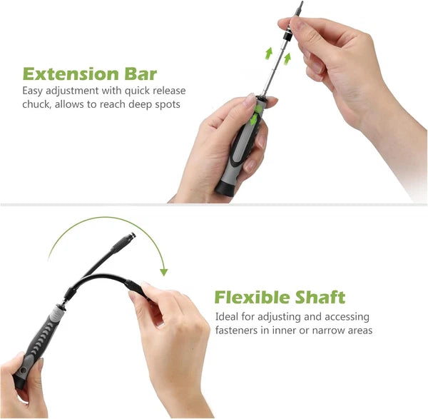Precision Screwdriver Set, 130 in 1 Screwdriver Kit, Magnetic Repair Tool Kit wi