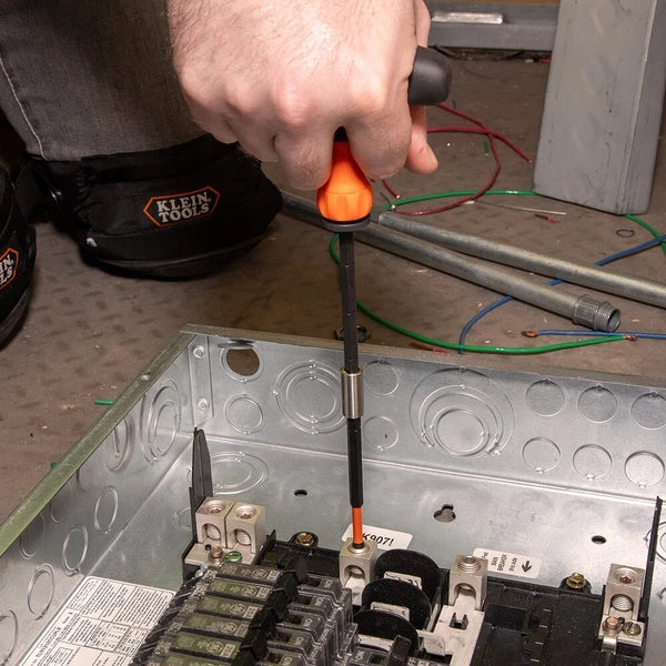 Klein Tools 33804 ProFlex Impact-Rated Multiple Ratcheting T-Handle Set, 23 Pc.