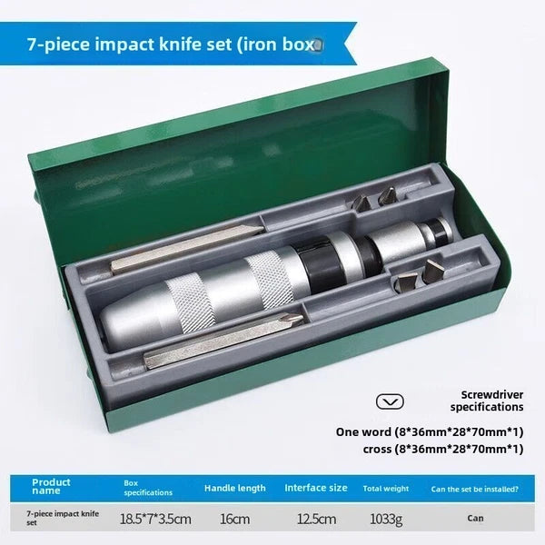 Impact Screwdriver Set Super Hard Bit Multifunctional Reversing Screwdriver