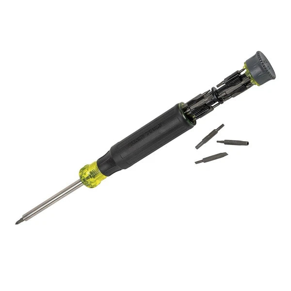 Klein Tools 32327 27-in-1 Multi-Bit Precision Screwdriver with Tamperproof Bits