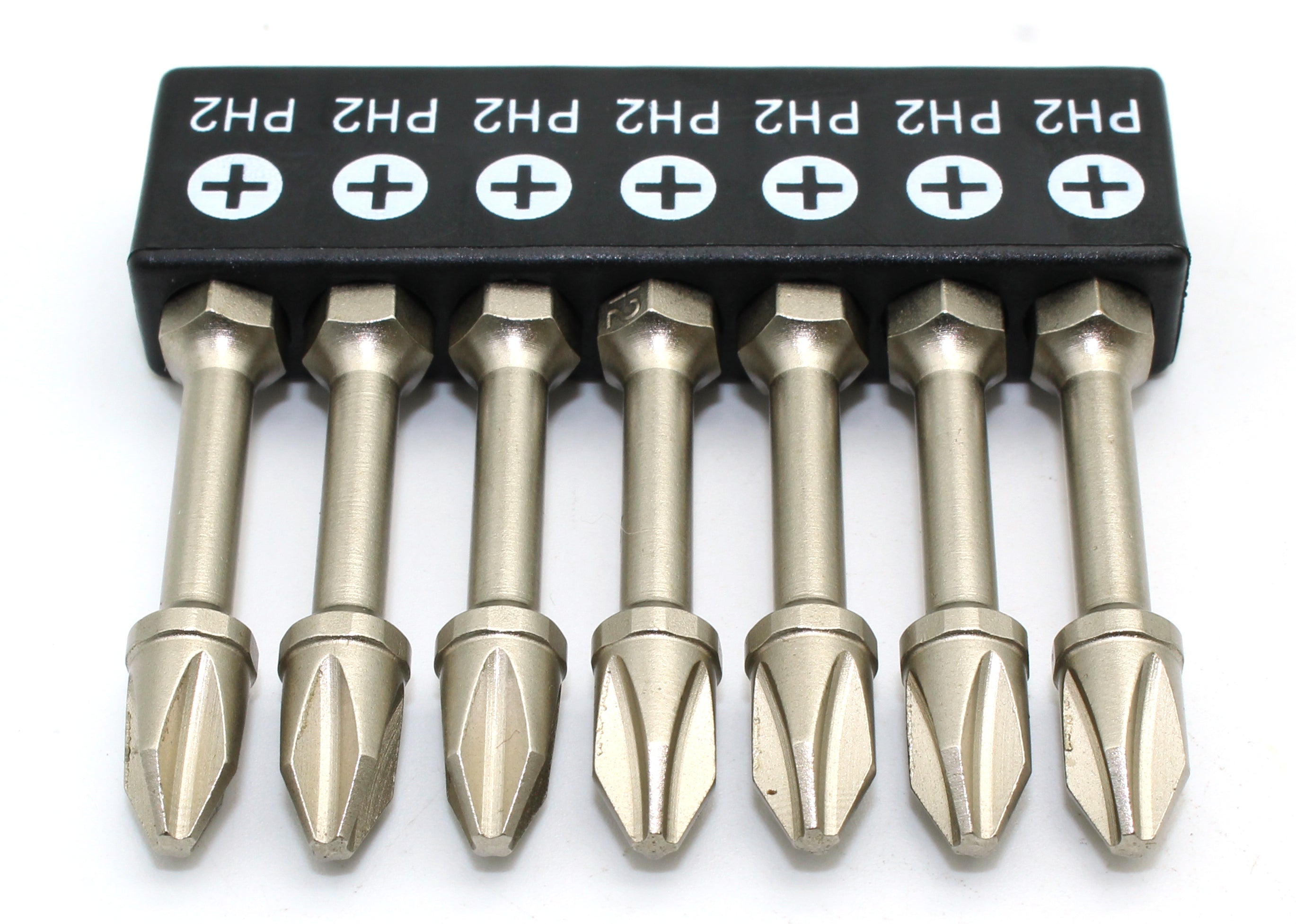 TMAX 7 pc T20 & PH2 Screwdriver Bits Set High Torque 2 Inches (50mm)