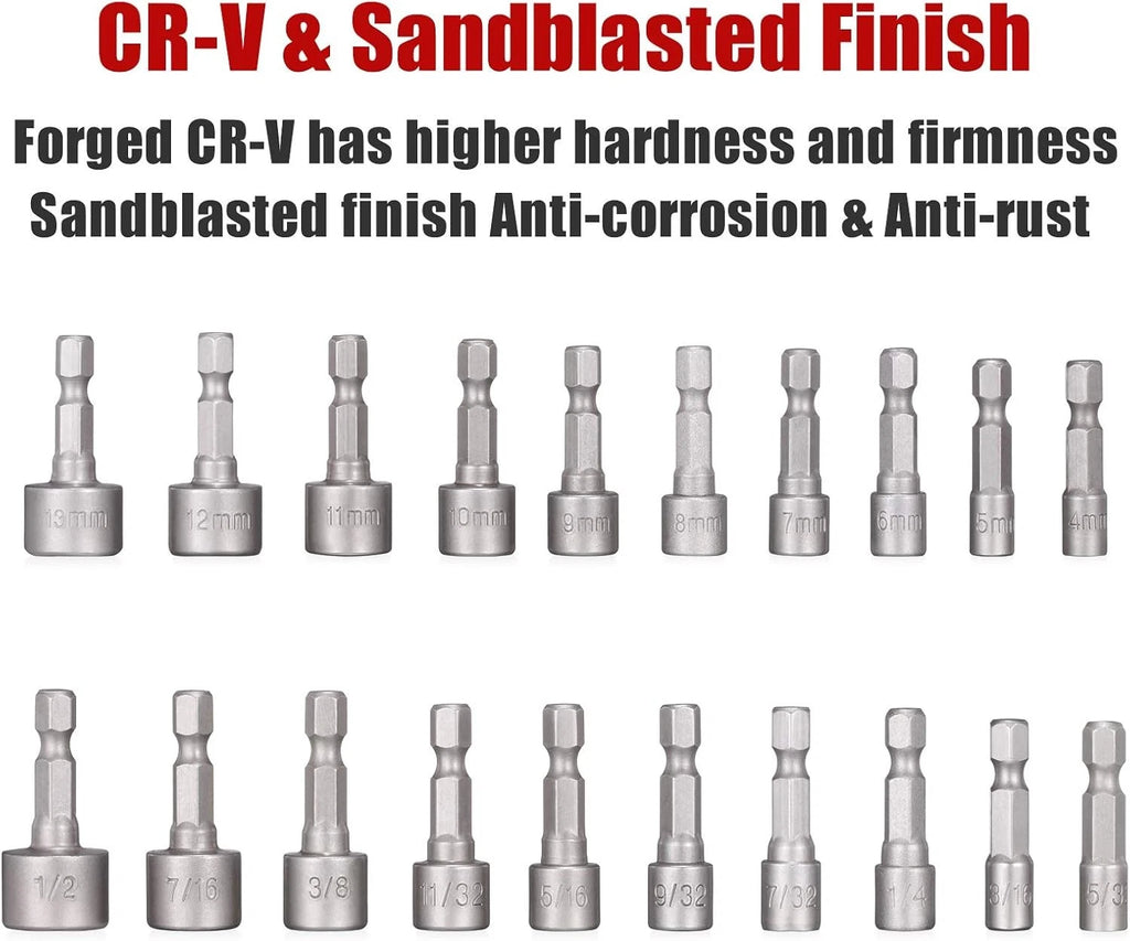 214-Piece Screwdriver Bit Set S2 Steel Drill bit set Power One Size