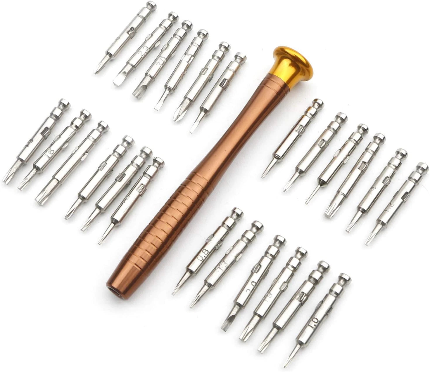 25 in 1 Screwdriver Set, Precision Screwdriver Small Screwdriver Set with Black