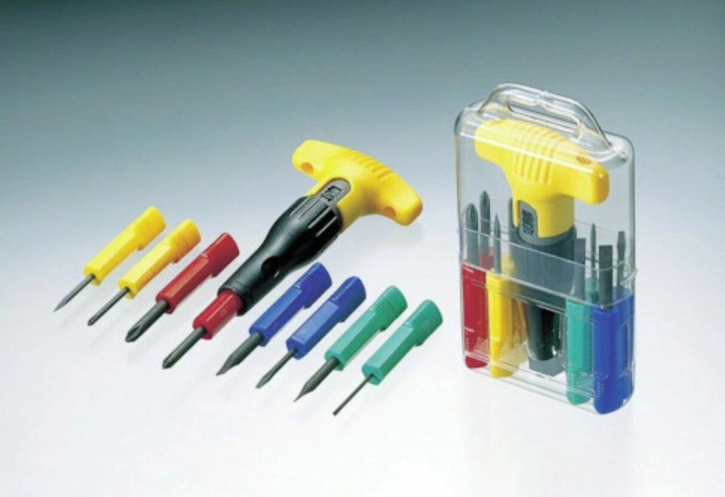 TRUSCO / HOME SCREWDRIVER SET WITH GRIP / TRD-8S