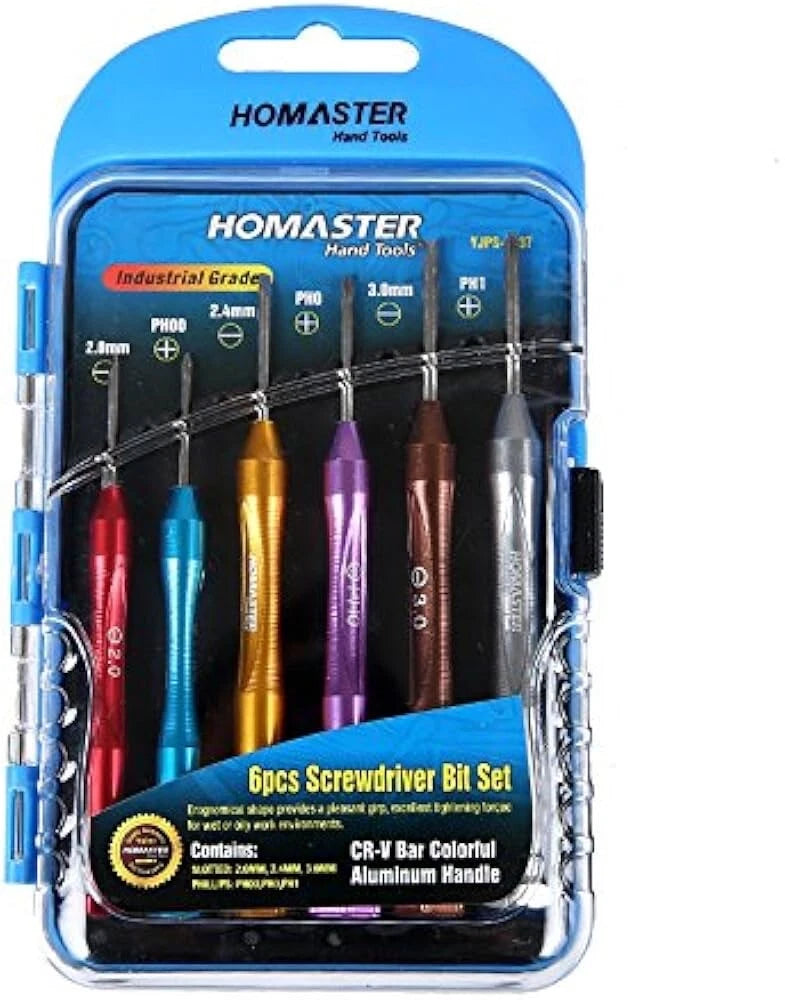 6pc Premium-Quality Micro Precision Screwdriver Set CRV Eyeglasses Watches…………