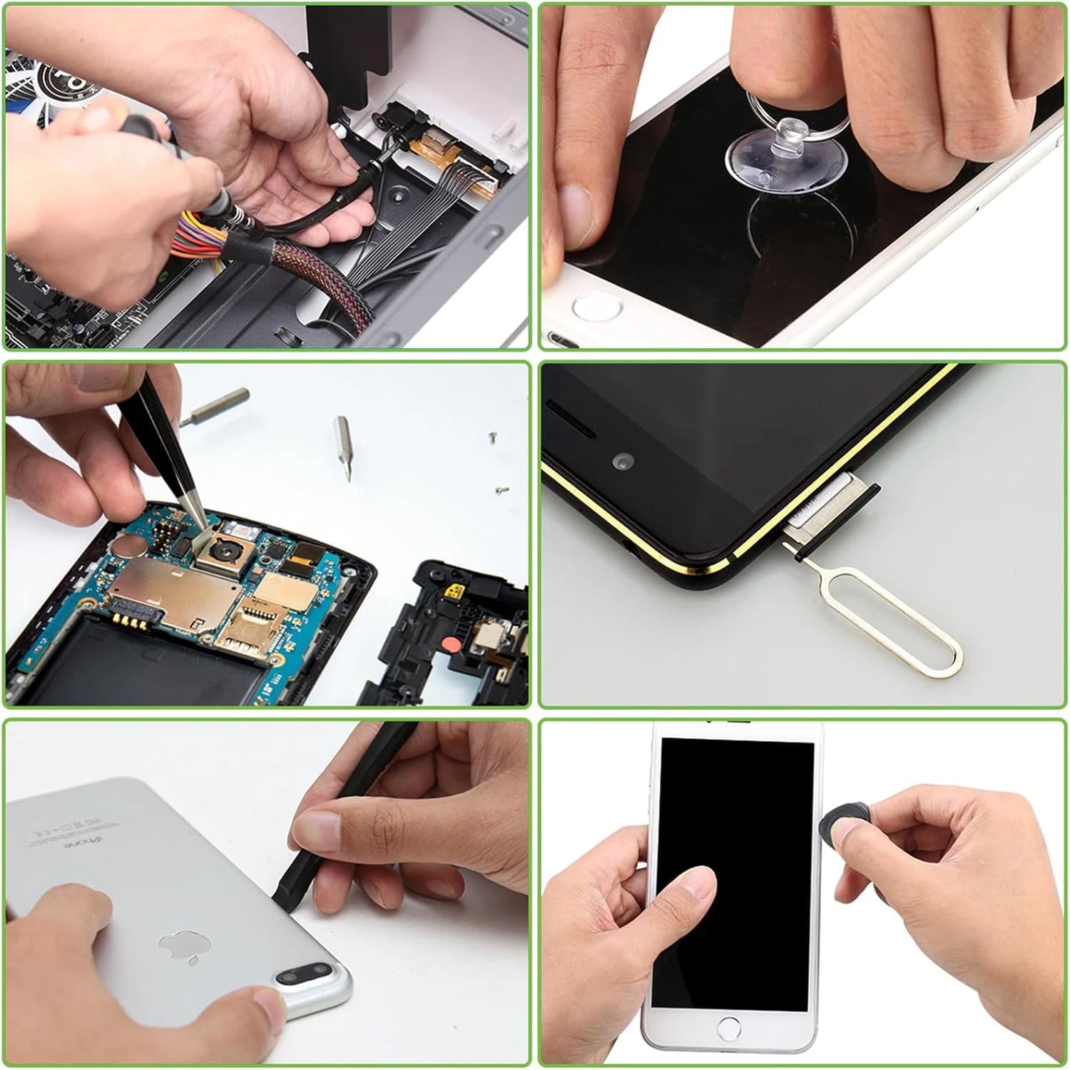 Precision Screwdriver Set, 130 in 1 Screwdriver Kit, Magnetic Repair Tool Kit wi