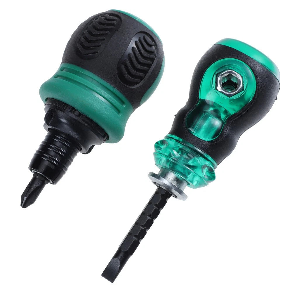 2pcs Dual-Purpose Screwdriver Kit Cross Screwdrivers Straight Screwdrivers Set