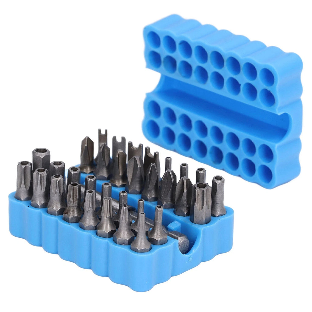 33Pcs Security Screwdriver Bit 1/4in Hex Shank Tool Set Kit for Maintenance