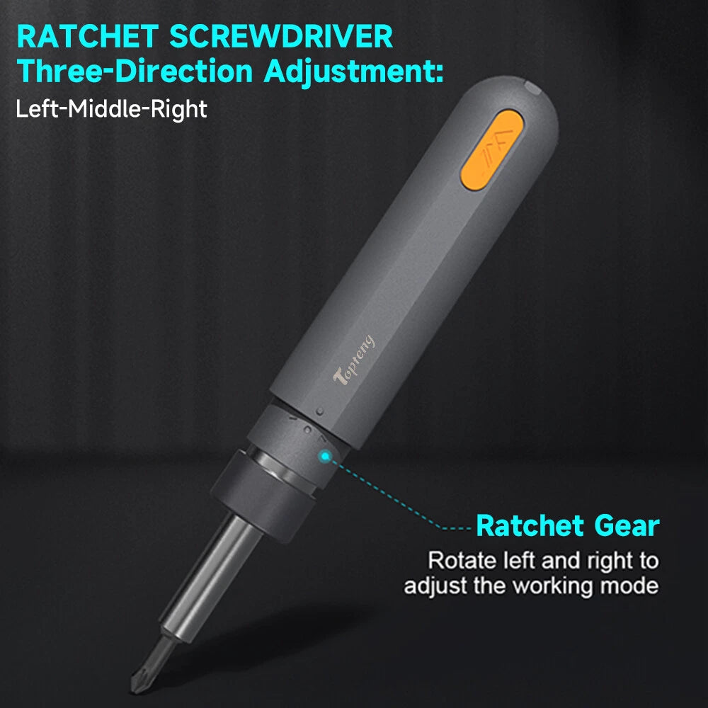 50Nm Torque Ratchet Screwdriver Set 28-in-1 Multifunctional`