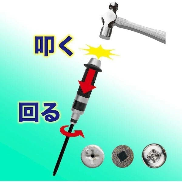VESSEL Impact Screw driver JIS Set No.260002