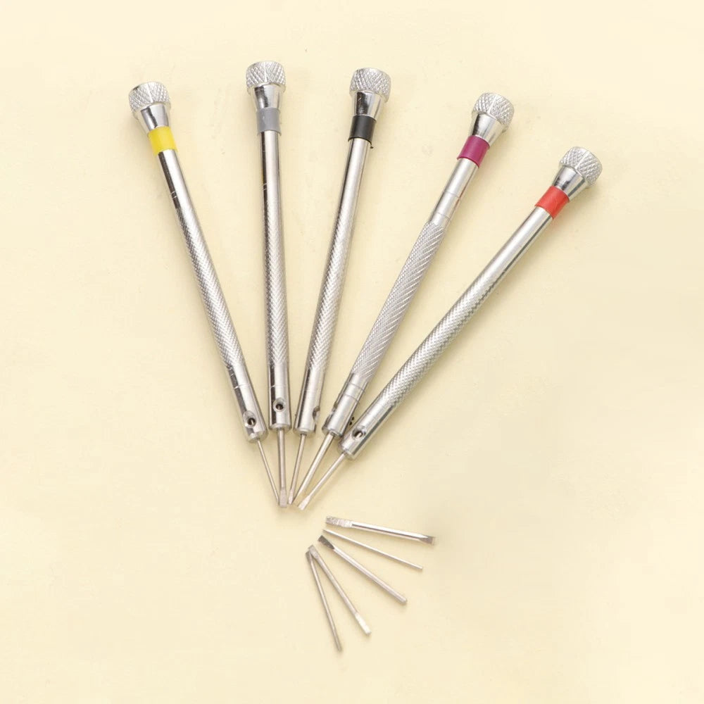 5 Pcs Small Screwdriver Set Watch Repair Tools & Kits Eyeglasses