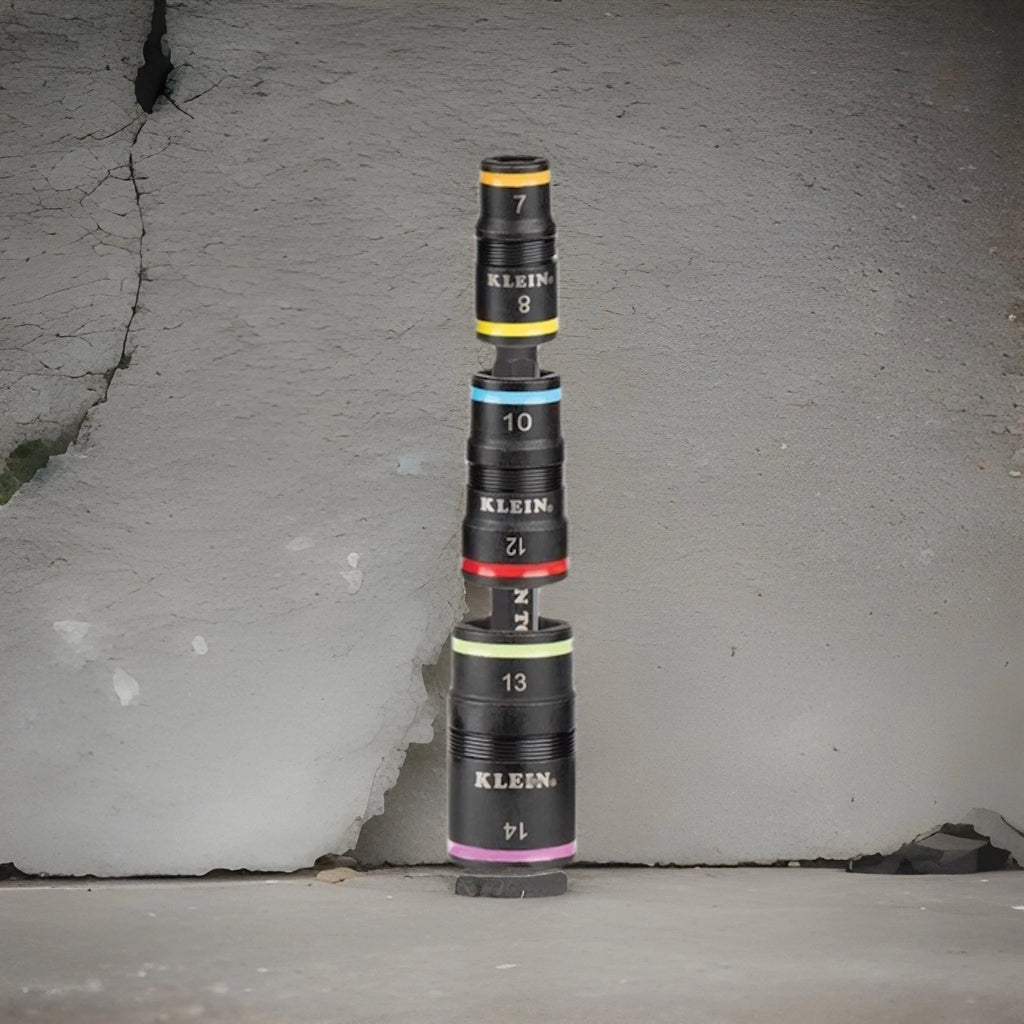 Klein Tools 6-in-1 Impact Rated Flip Socket Set Metric 6-Piece 6Pt. Socket Set