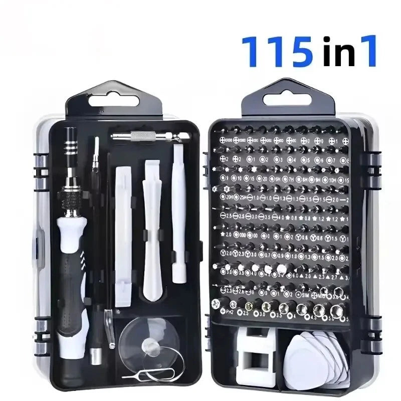 115 in 1 Magnetic Precision Screwdriver Set PC Phone Electronics Repair Tool Kit