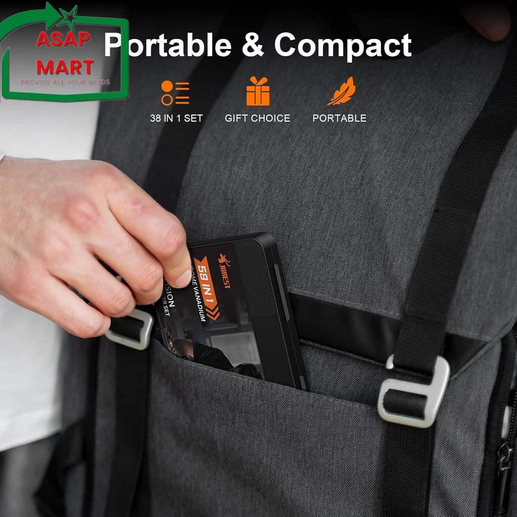 JOREST 59Pcs Small Precision Screwdriver Set with Torx T5, T6, T8, Mini Repair T