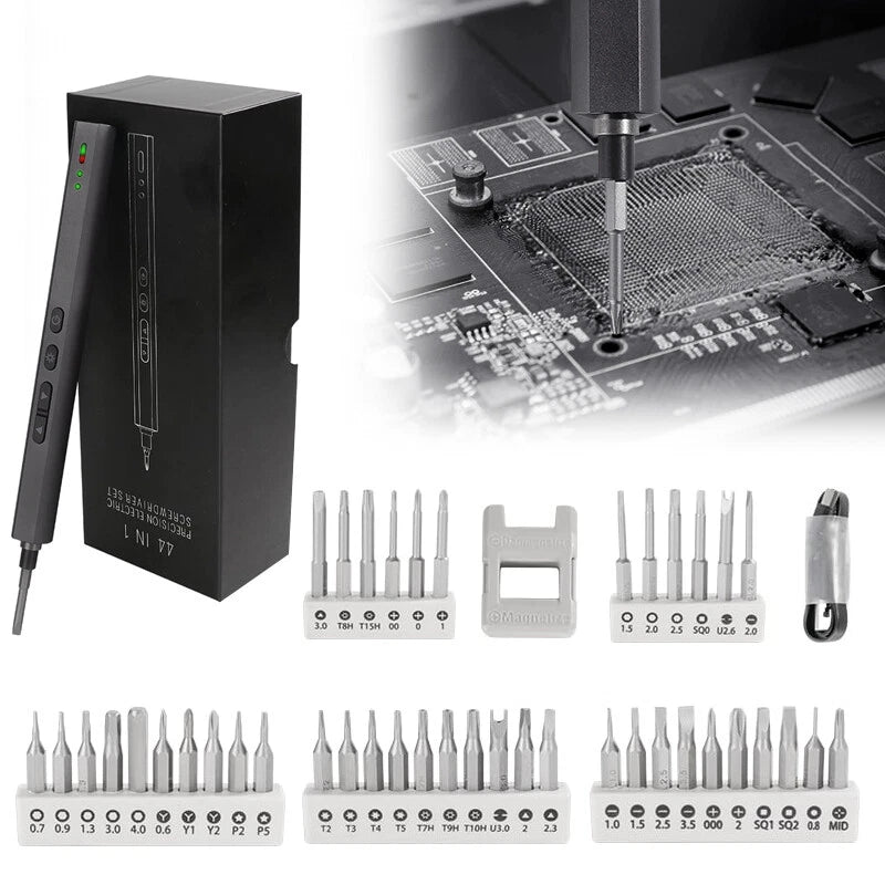 44 IN 1 Cordless Mini Power Precision Screwdriver Electric Screwdriver Kit Set