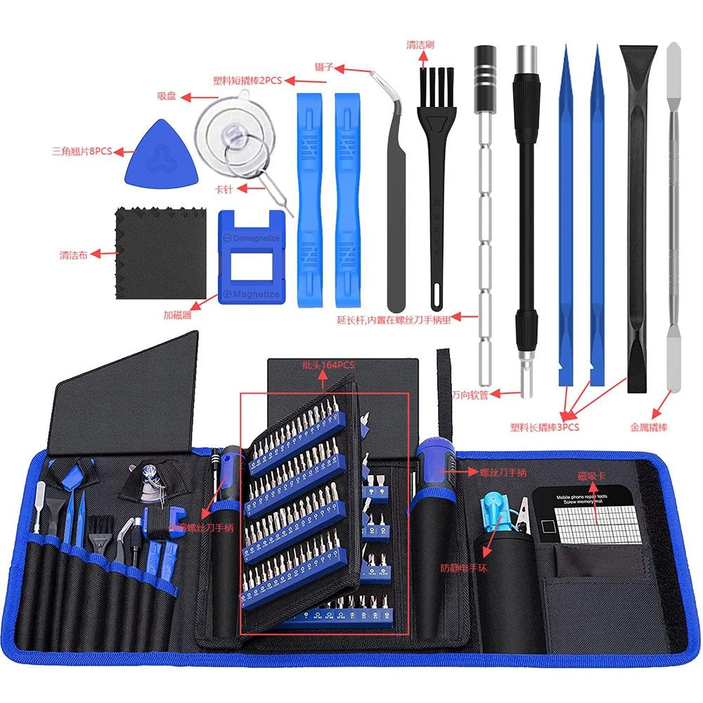 142PC Hunkstar Precision Screwdriver Tool Set for Repair PC/iPhone/Tablet/Xbox