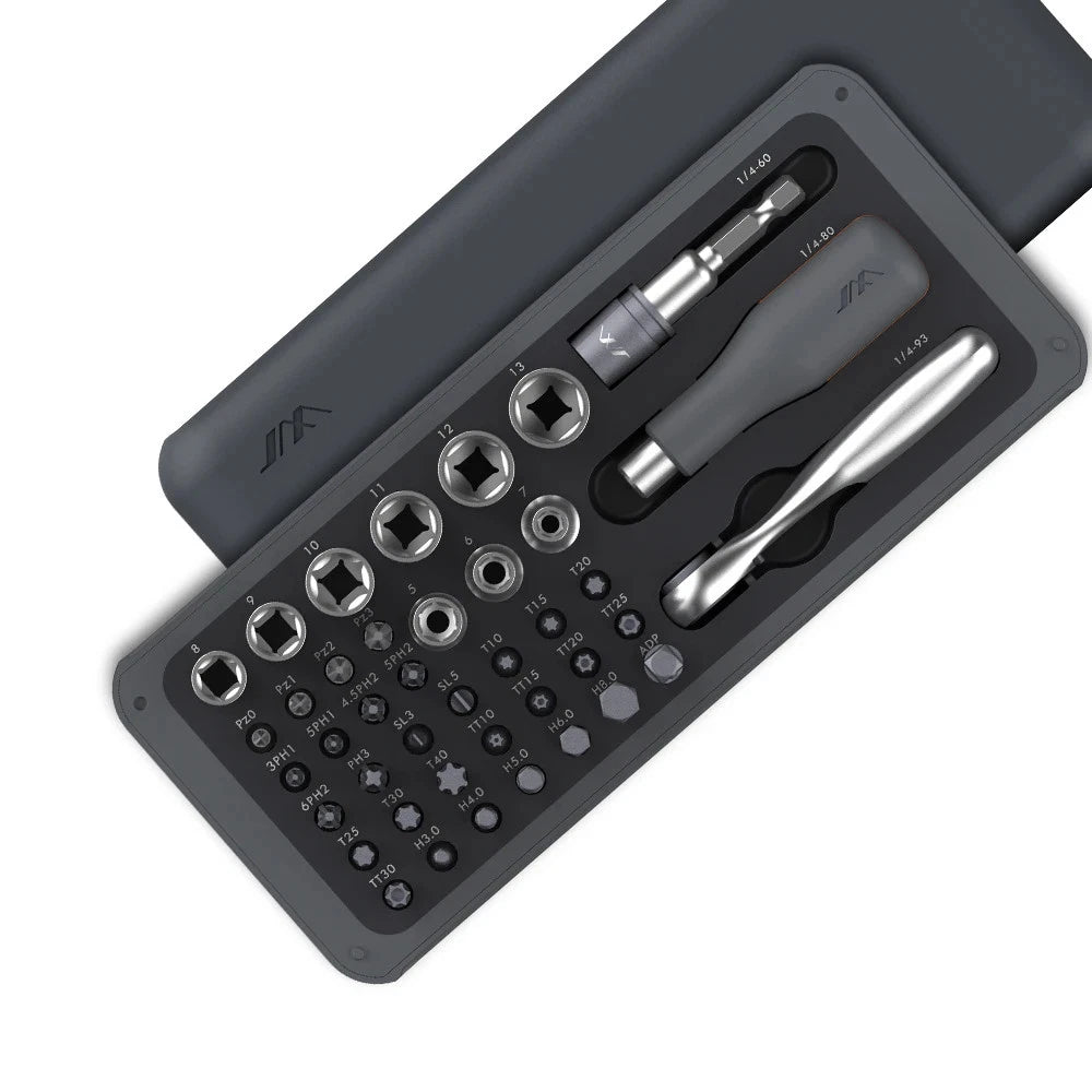 41IN1 Screwdriver Set S2 Magnetic Bits Ratchet Wrench Screwdrivers Kit DIY Tools