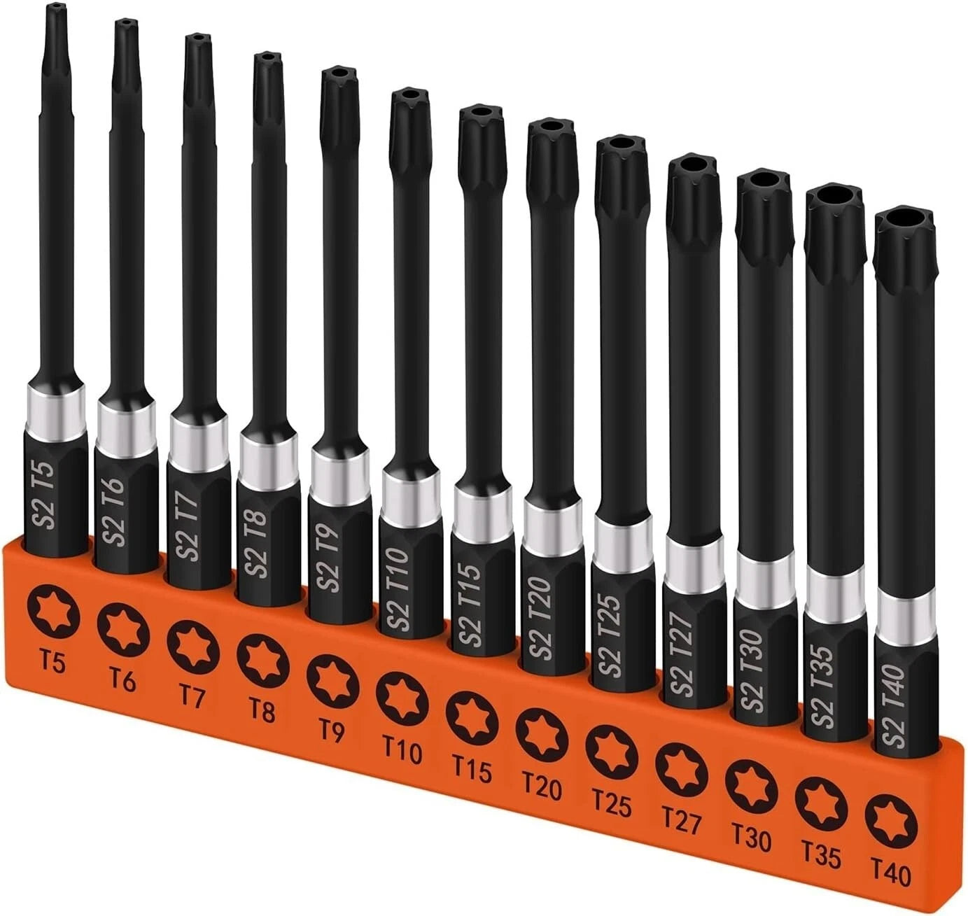 13PC Torx Bit Set Quick Change Connect Impact Driver Drill Security Tamper Proof