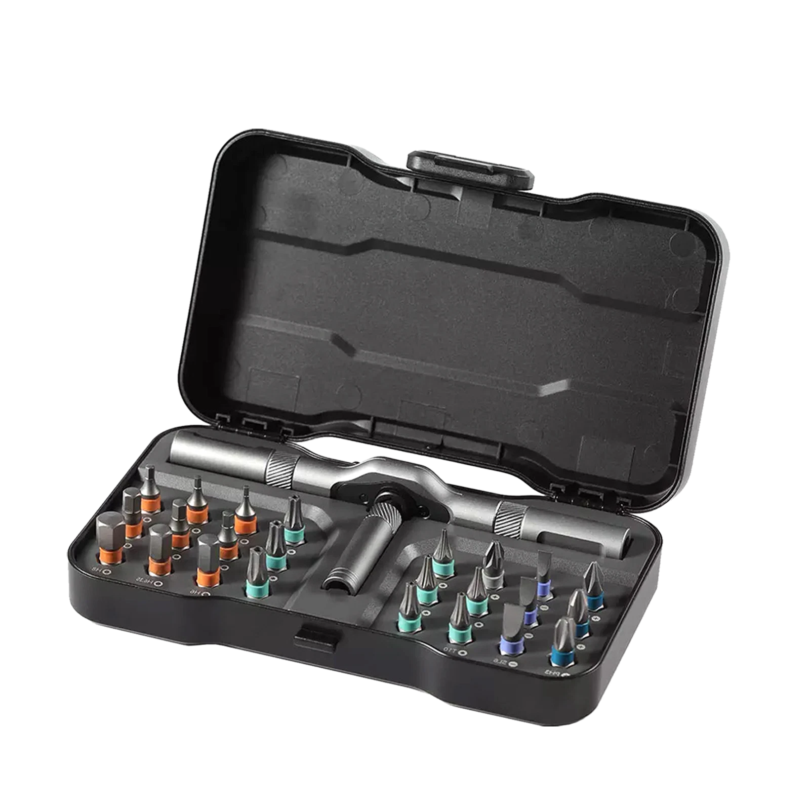 DUKA 24 in 1 Multi-Purpose Ratchet  Screwdriver Bits Set DIY Toolbox C1W6Cn