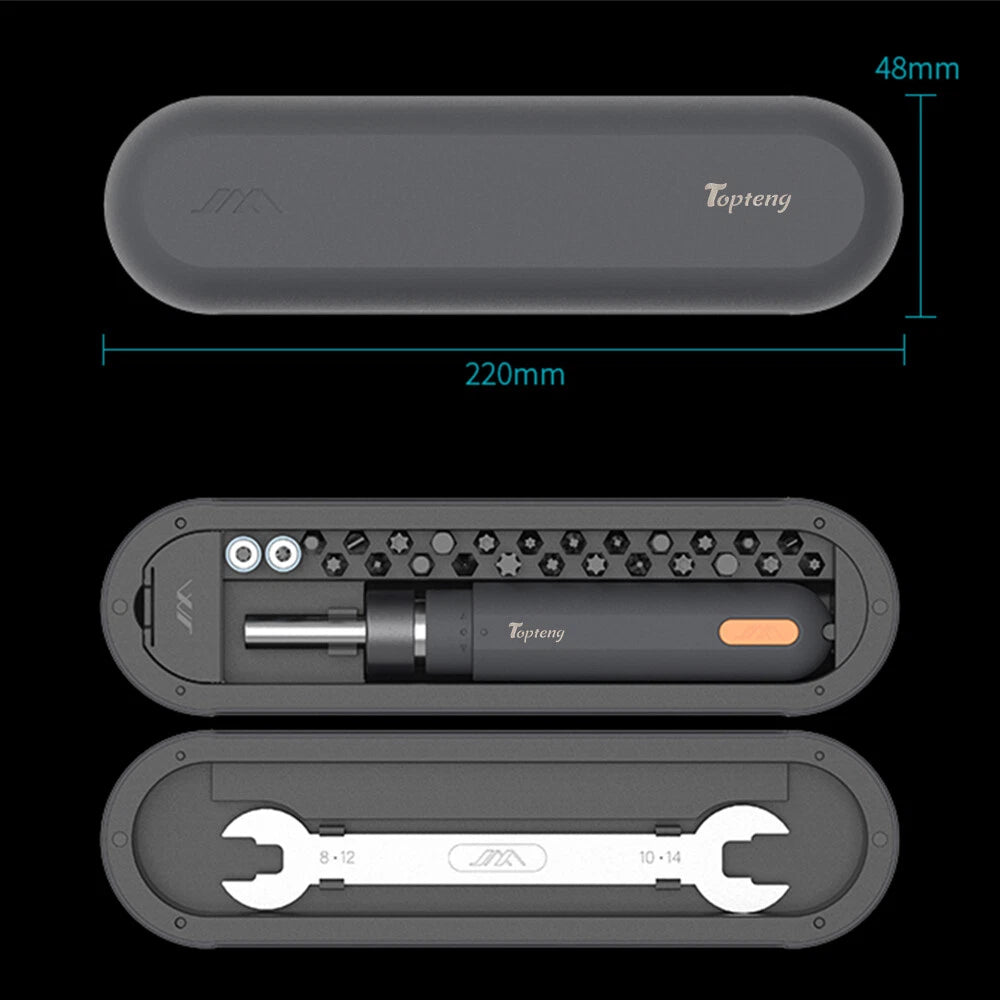 50Nm Torque Ratchet Screwdriver Set 28-in-1 Multifunctional`