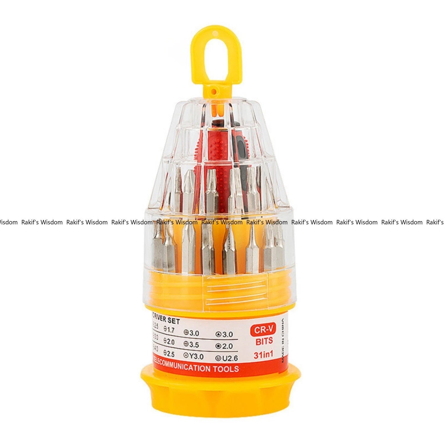 Rakif's Wisdom31in1Magnetic Screwdriver Set Repair Tool Kit Watch Computer a set