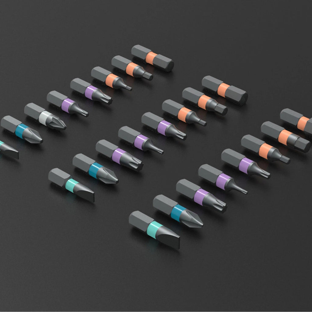 DUKA 24 in 1 Multi-Purpose Ratchet  Screwdriver Bits Set DIY Toolbox C1W6Cn