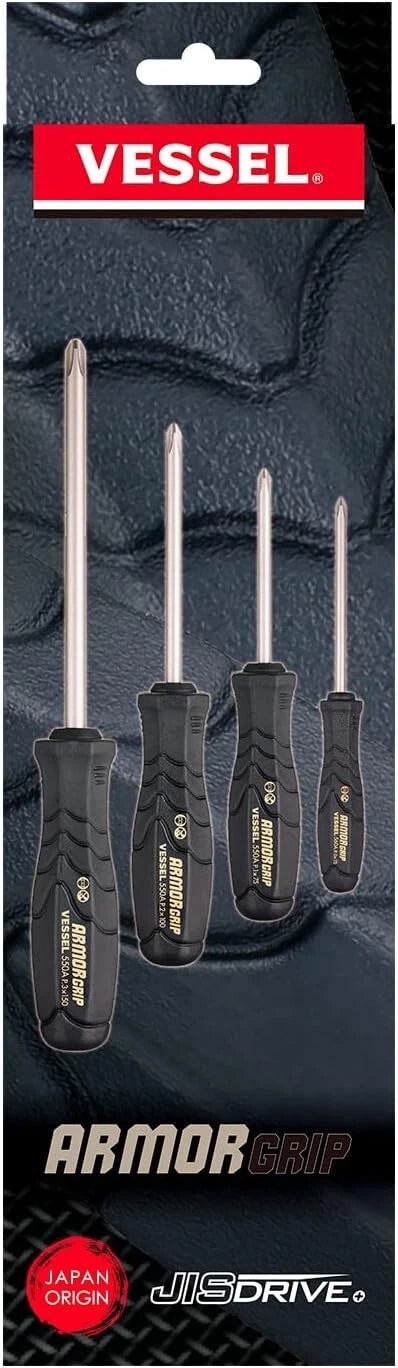 Premium JIS 4 JIS Screwdriver Set Japanese Industrial Standard Drivers Tools
