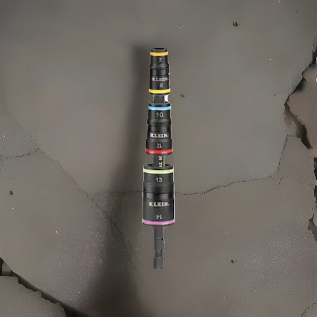 Klein Tools 6-in-1 Impact Rated Flip Socket Set Metric 6-Piece 6Pt. Socket Set