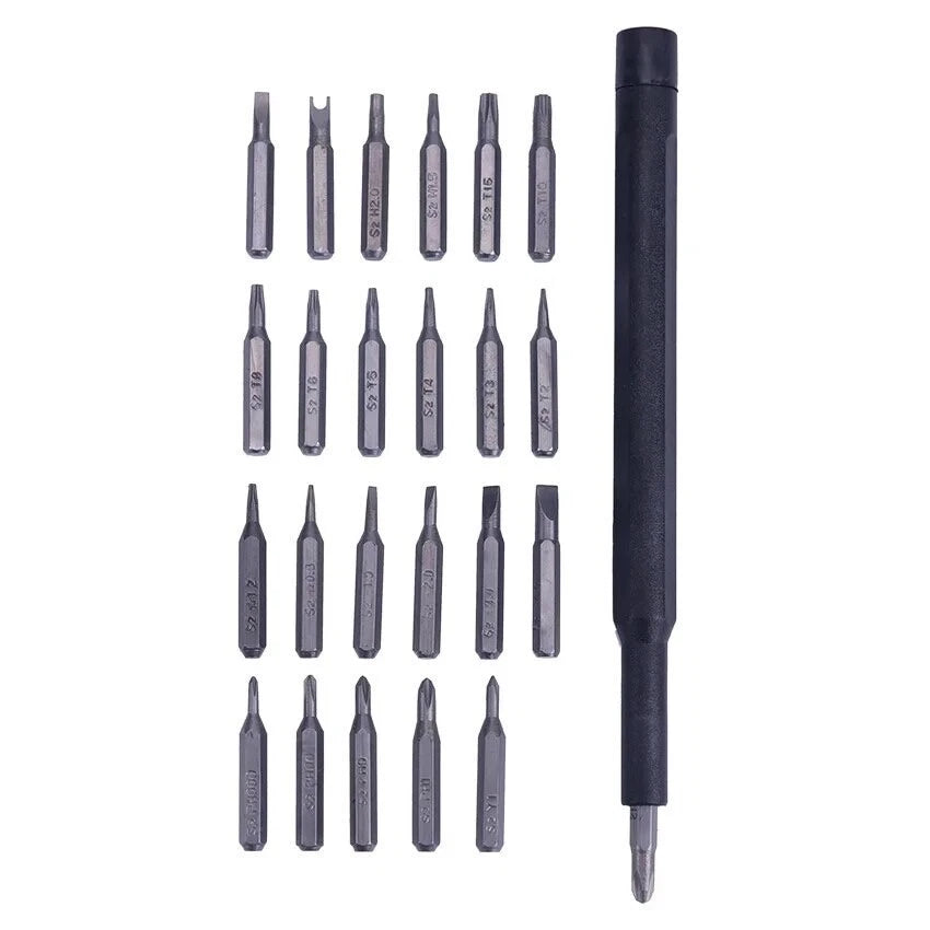 Screwdriver Set Of 24 For Mobile And Desktop Repair Tools With Case And Cover