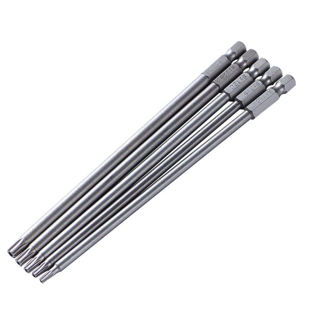 5 Pcs Screw Driver Bit Steel Screwdriver Drill Bits