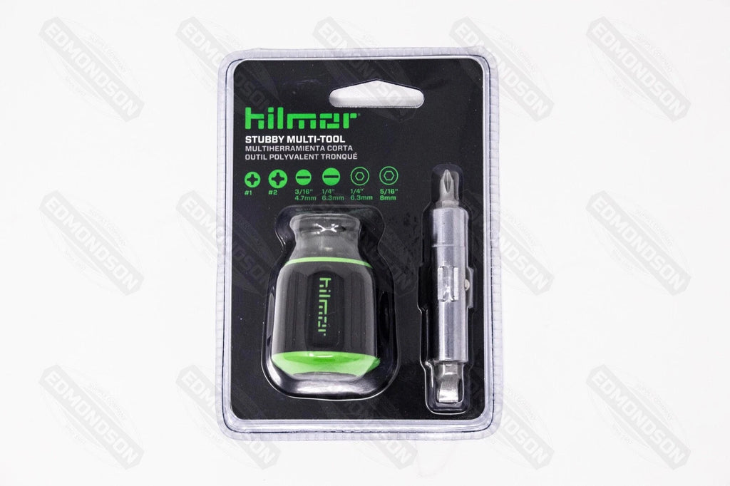 Hilmor 1891351 MTS 6-in-1 Stubby Multi-Tool Screw/Nut Driver