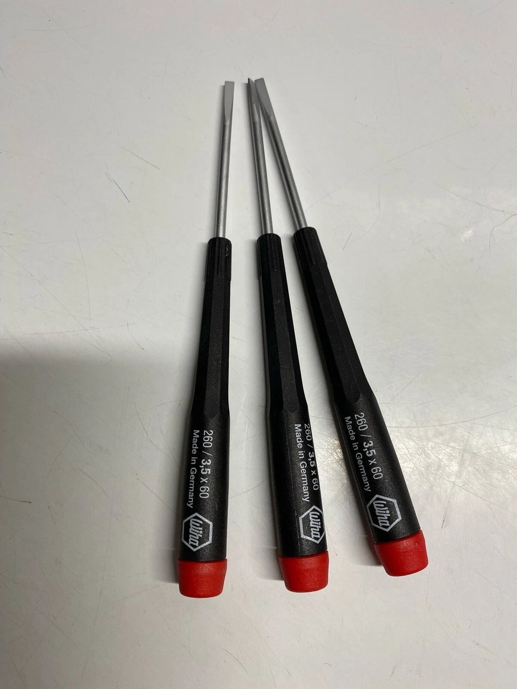 Wiha Precision Screwdriver 260/3,5x60 #26035 Three Pack