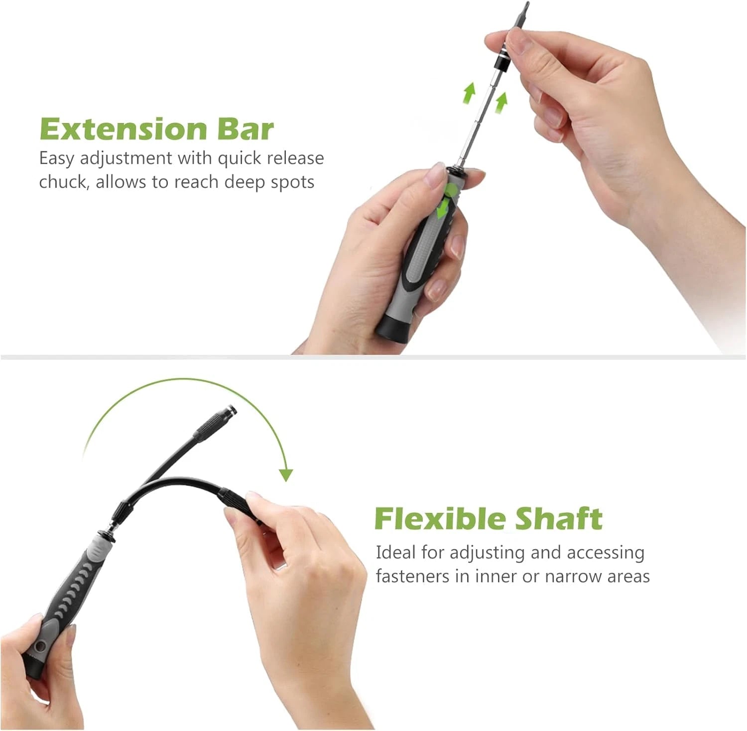Precision Screwdriver Set, 130 in 1 Screwdriver Kit, Magnetic Repair Tool Kit wi