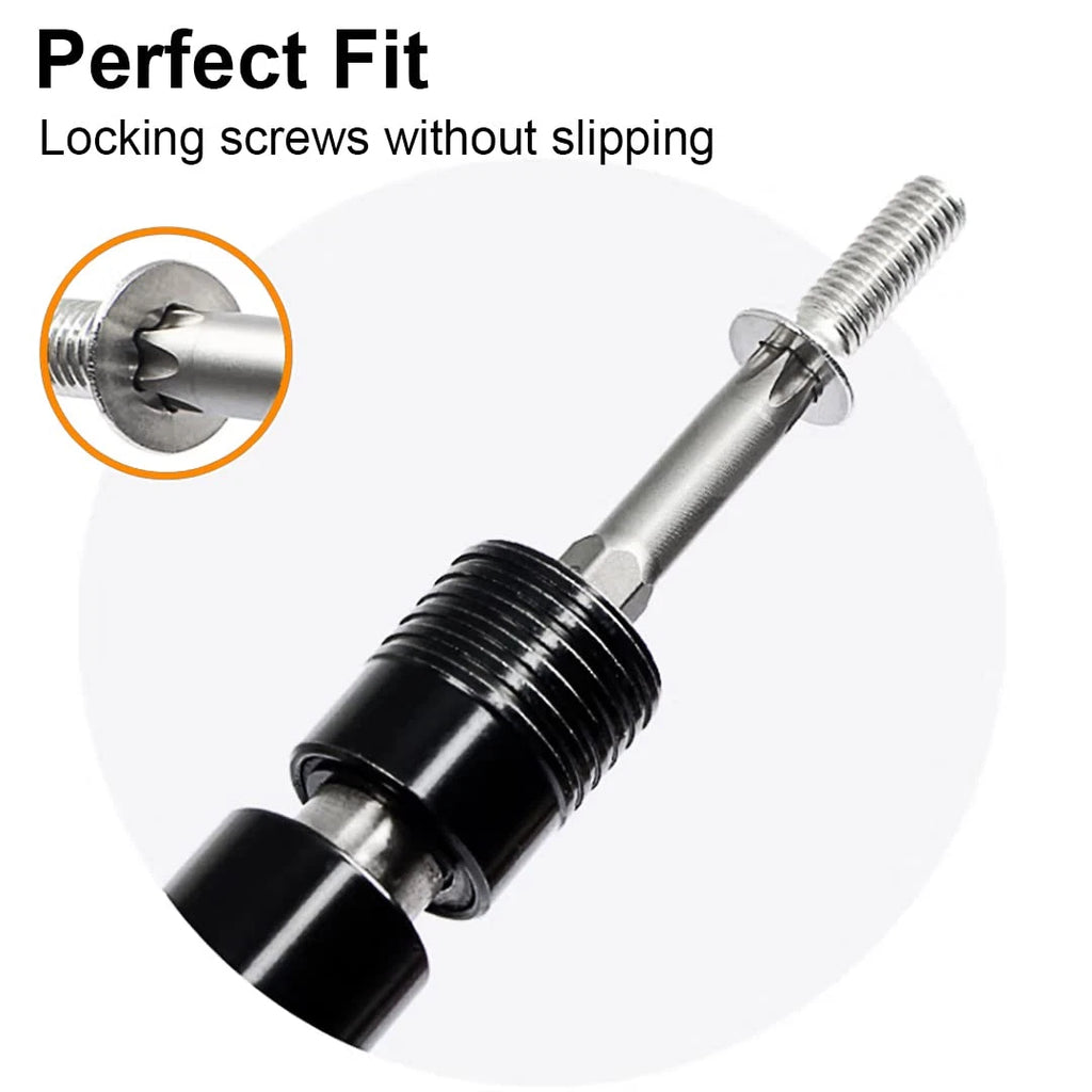 Torx Screwdriver Bit Set,  S2 Steel Magnetic Security Tamper Proof Star 6 Point