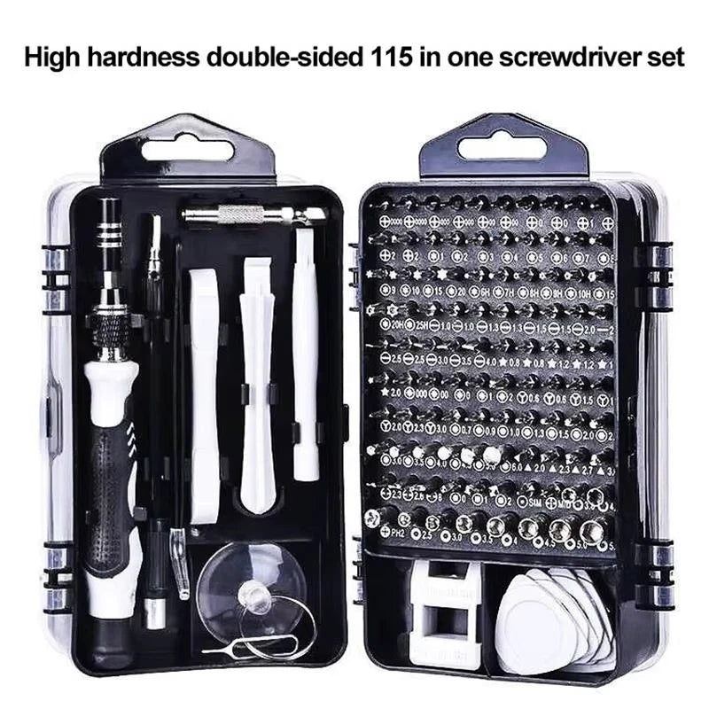 115 in 1 Screwdriver Set Mini Precision Multi Computer PC Mobile Phone Device Re