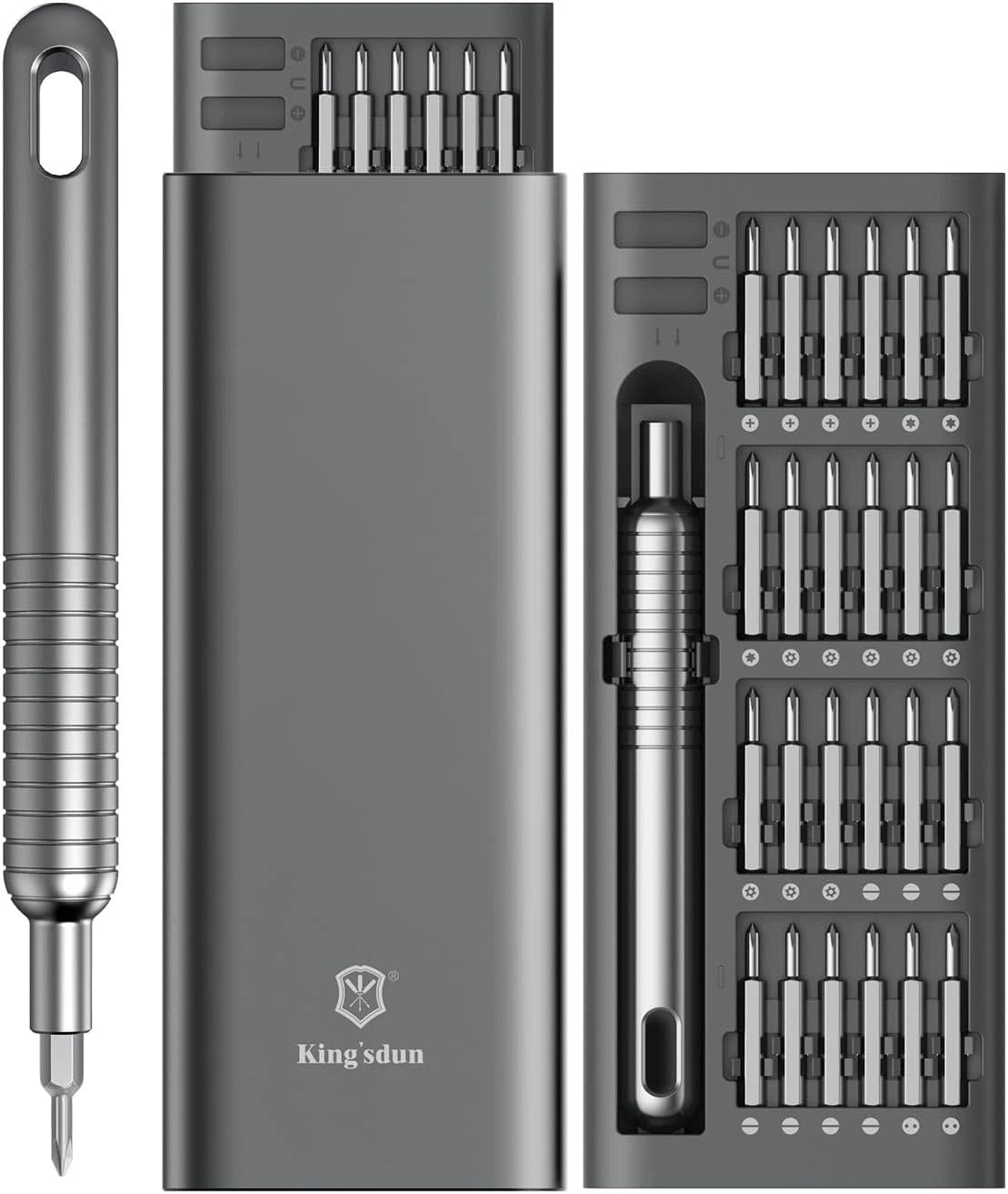 Kingsdun 51 in 1 Precision Screwdriver Set, Portable Set 51, 51