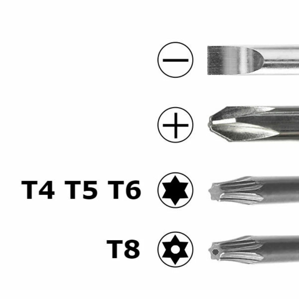 Mobile Repair Magnetic Screwdriver Torx T4 T5 T6 T8H Pry Bar Tool Kit 7pcs Set