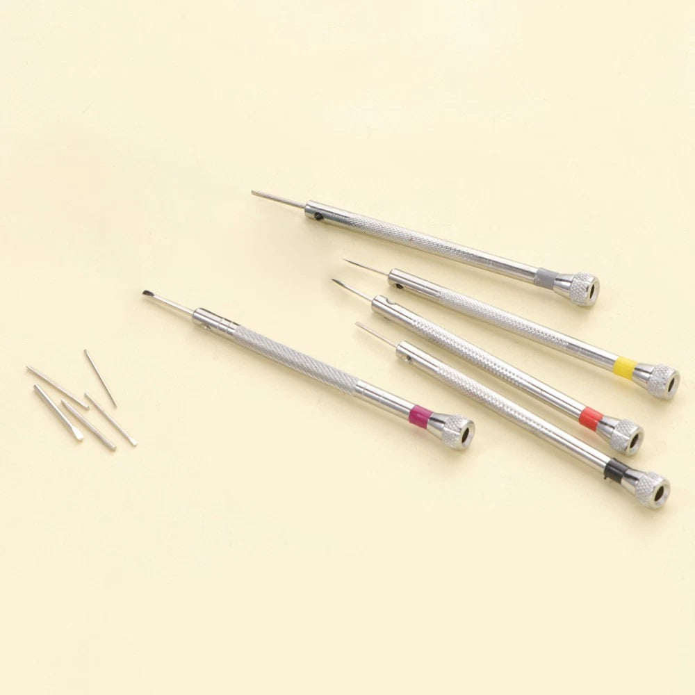 5 Pcs Small Screwdriver Set Watch Repair Tools & Kits Eyeglasses