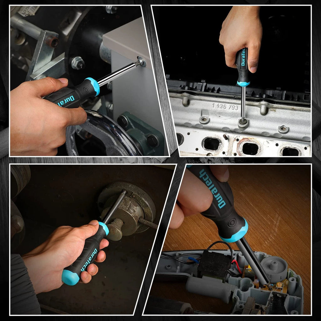 DURATECH screwdriver set replacement screwdriver set of 60 magnetic screwdr 487