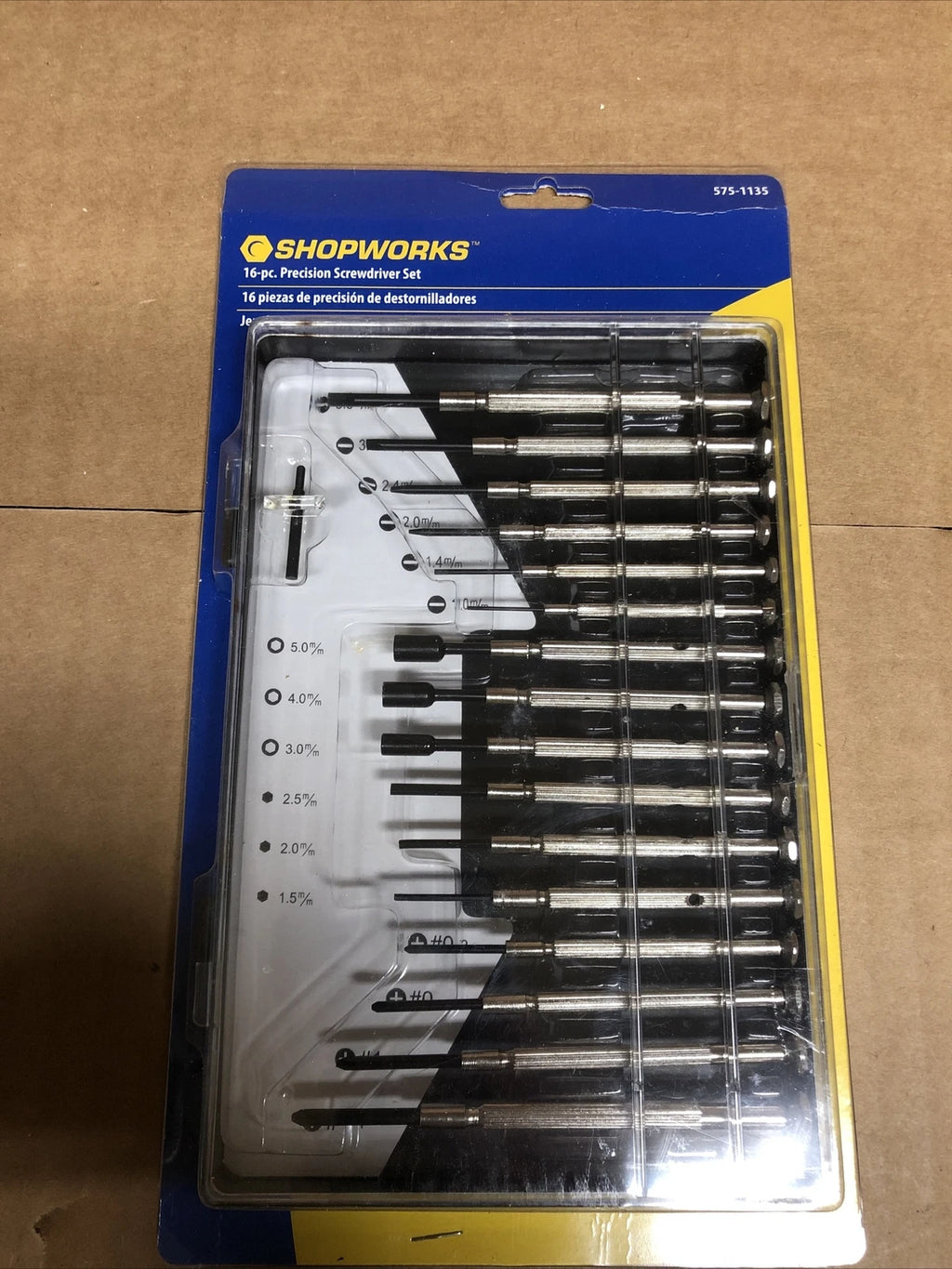 Shopworks 16pc Precision Screwdriver Set Brand New