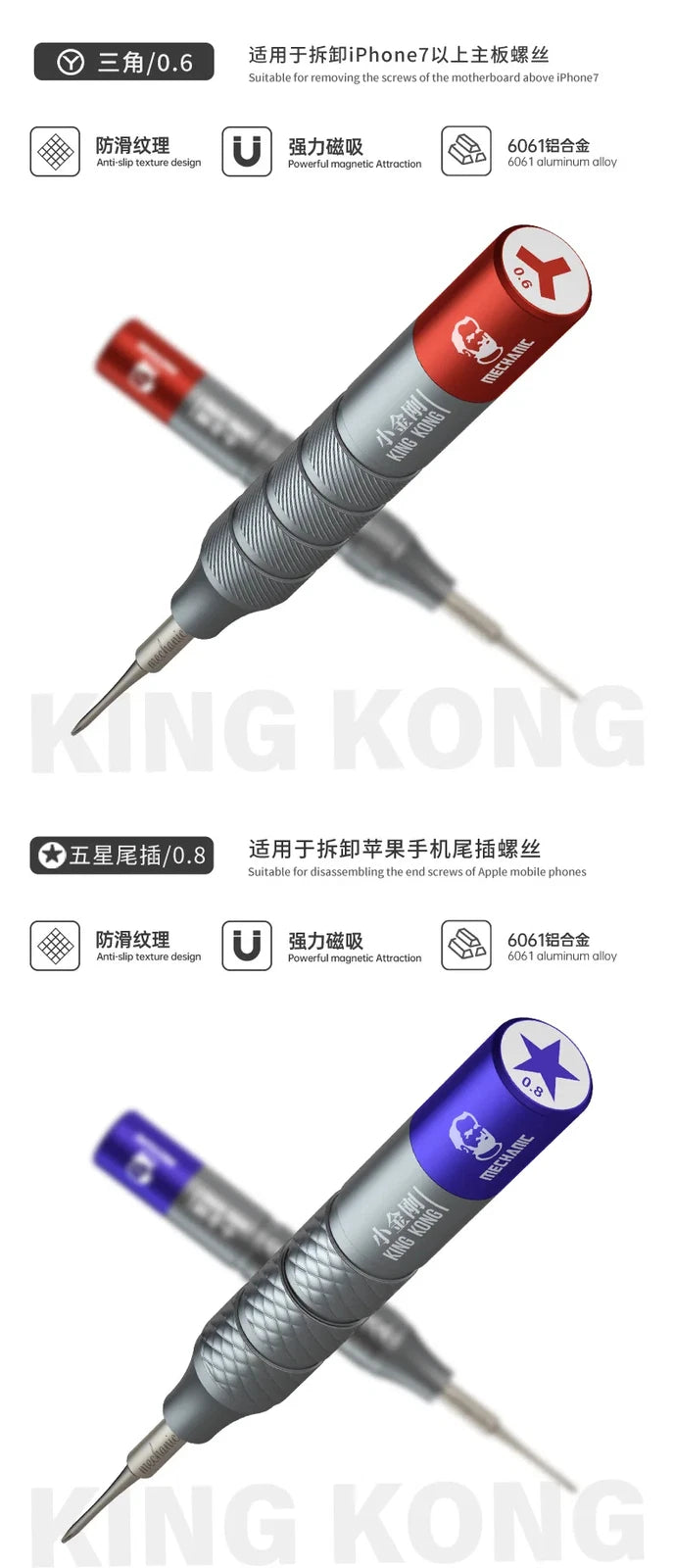 7 in1 Mechanic Screwdriver Set with Storage Precision Repair Disassembly Tools