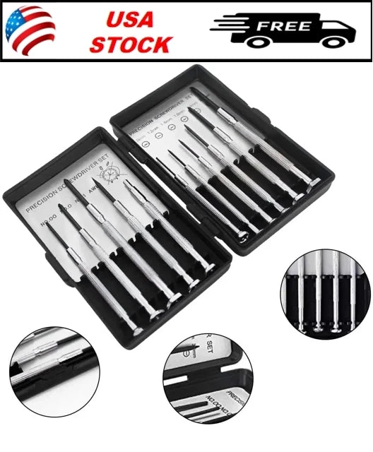 11-Piece Precision Screwdriver Set for Electronics Repair and Home Use