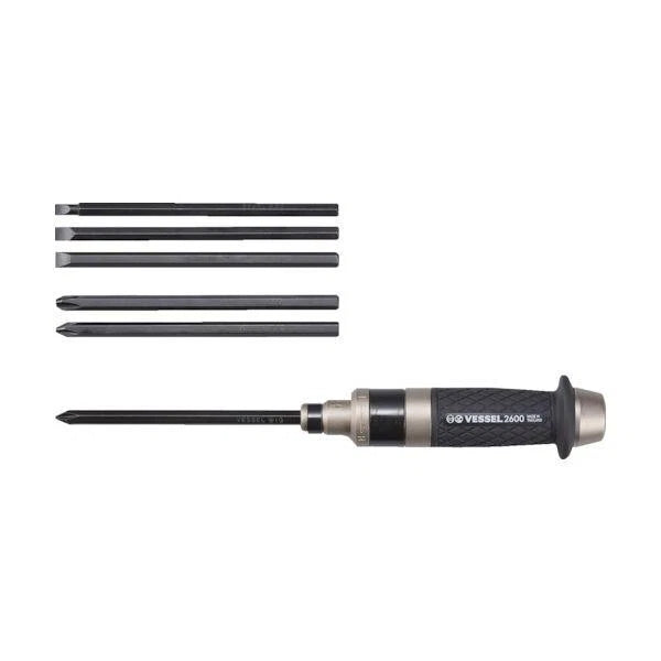 VESSEL Impact Screw driver JIS Set No.260002