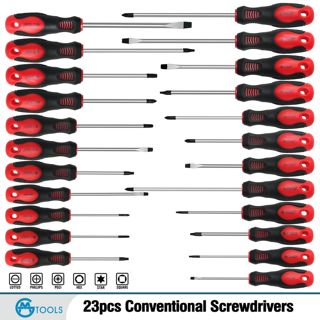 118PCS Magnetic Screwdriver Set, Screwdriver Set with Plastic Racking, Precis...