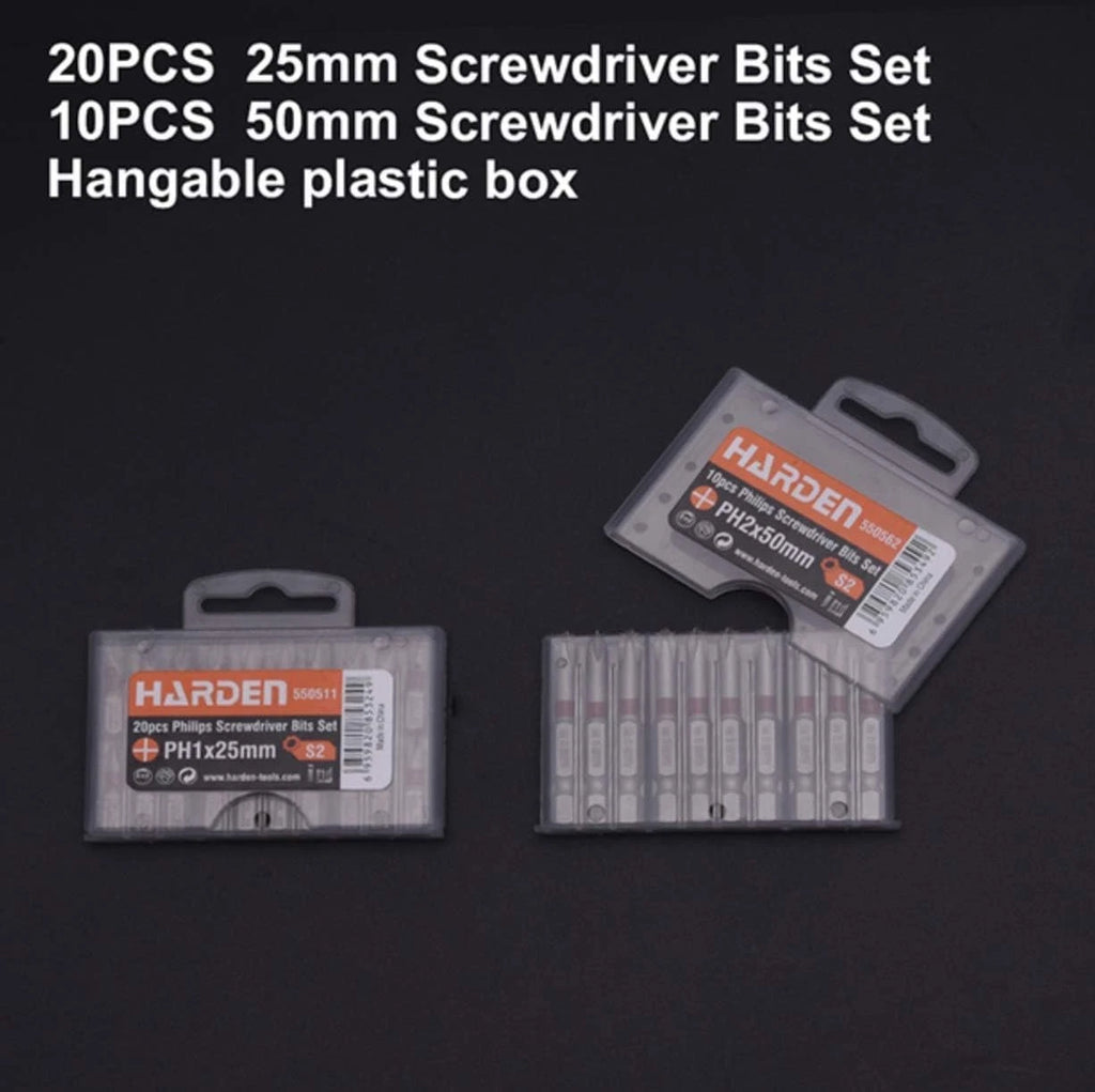 Edward Tools PH2 Screwdriver Bits Pack of 20-1” Phillips Screw Tips One Size