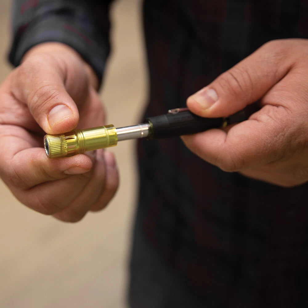 Klein Tools 32613 HVAC Pocket Screwdriver, 3-in-1, Phillips, Slotted, Schrader